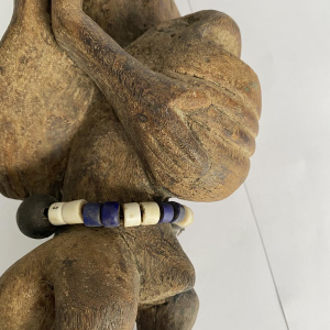 Two-headed protective statue, African