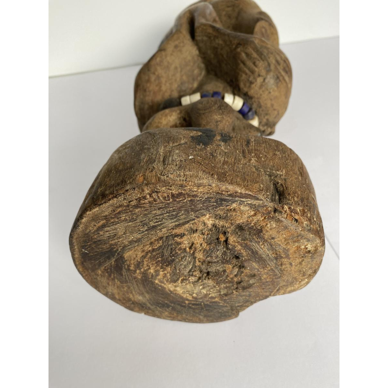 Two-headed protective statue, African