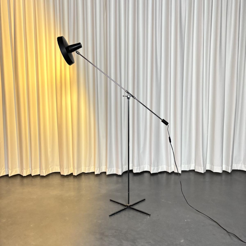 Mid-Century Modern staande lamp met contragewicht, van Boulanger België 1960