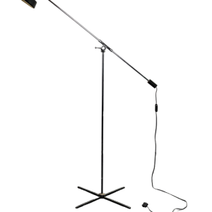 Lampadaire à contrepoids Mid Century Modern, par Boulanger Belgique 1960