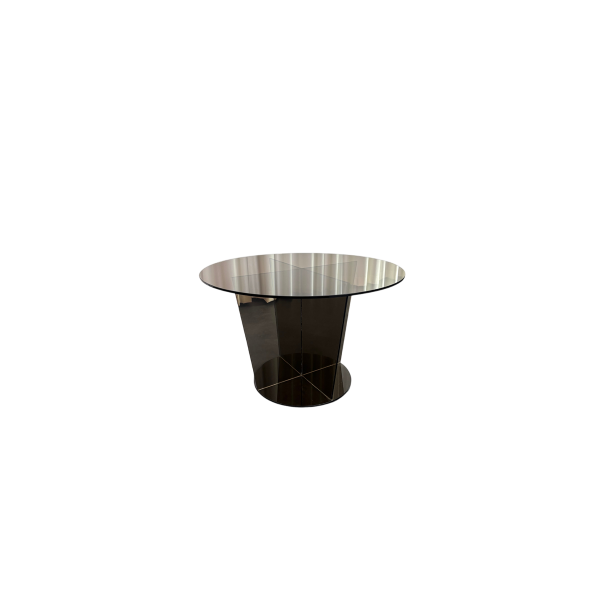 Smoked glass coffee table