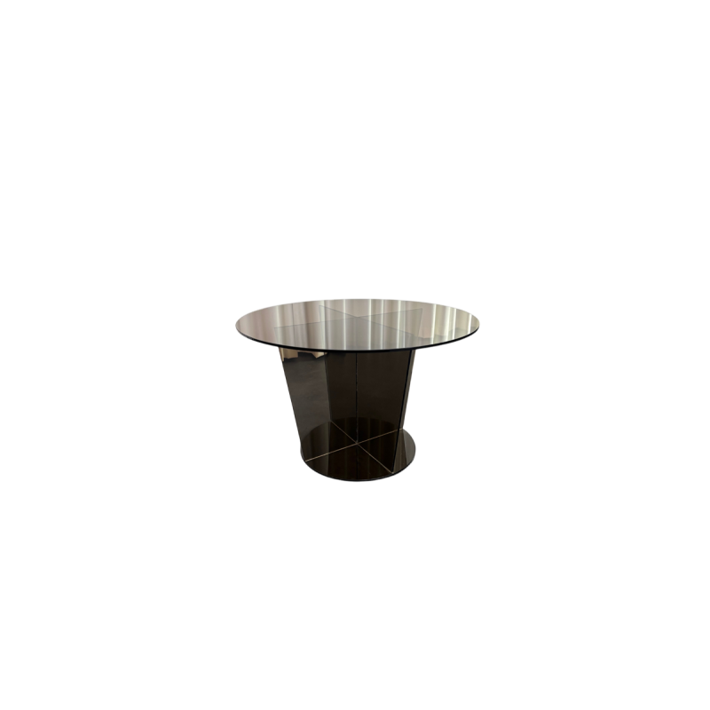 Smoked glass coffee table