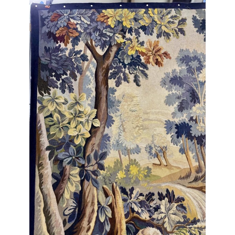 Tapisserie d'Aubusson "Chasse au Loup", Atelier Jean Picaud, France, milieu XXe siècle