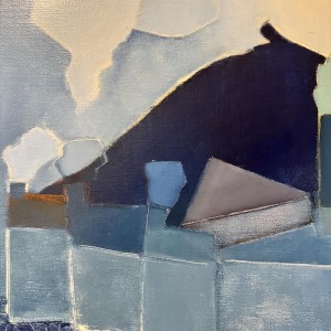 René DESSAINTE “Black Country” oil painting on canvas