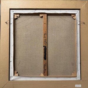 René DESSAINTE olieverfschilderij "Black Country" op doek