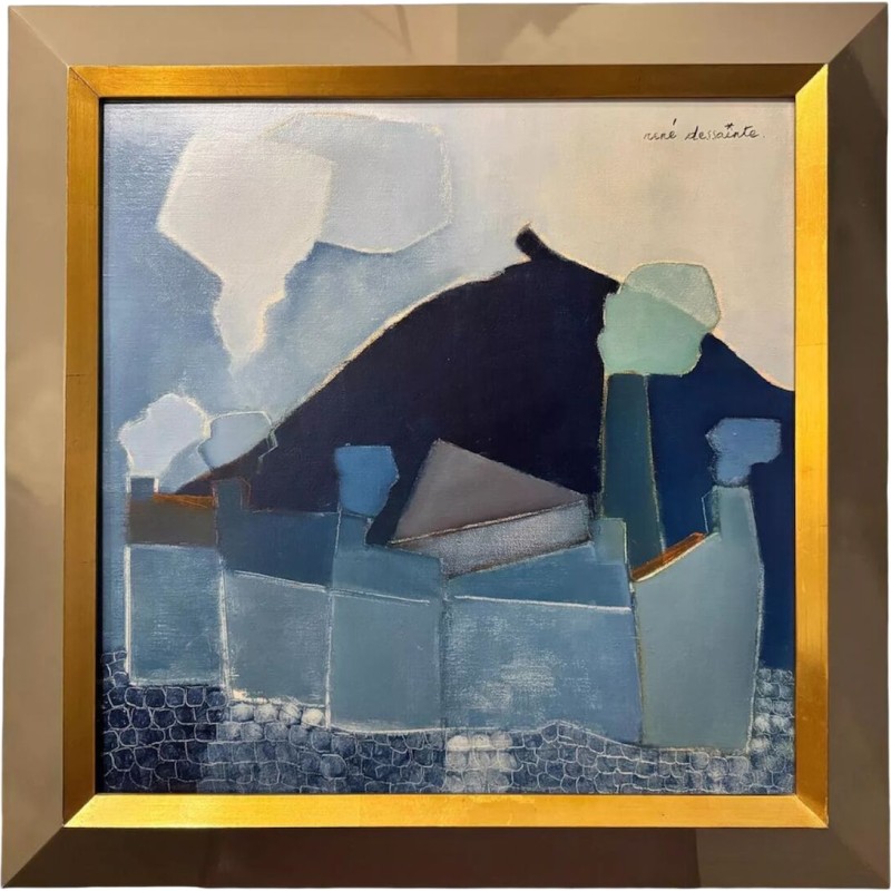 René DESSAINTE “Black Country” oil painting on canvas