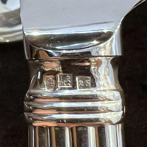 Bernard Yot voor Christofle, Aria 54-delige verzilverde bestekset, 1985