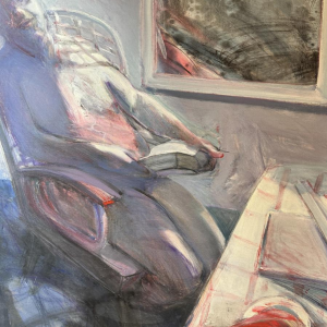 Vasington DOKO “Homage to Francis Bacon” 1989 oil painting on canvas