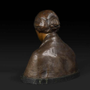 ADOLF JOSEF POHL "MATER DOLOROSA" sculpture bronze bust