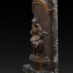 Louis-Ernest Barrias "La Liseuse", sculpture en bronze, 19ème siècle