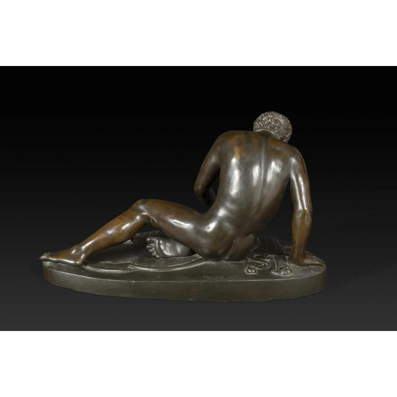 "The Dying Gaul" bronze sculpture by Chiurazzi Napoli