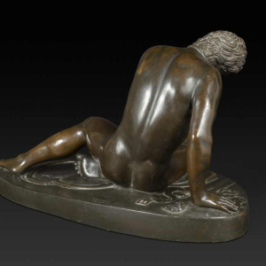 "De stervende Galliër" bronzen beeld van Chiurazzi Napoli