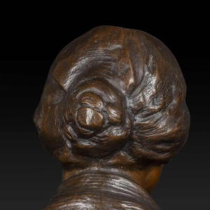 ADOLF JOSEF POHL "MATER DOLOROSA" sculptuur bronzen buste