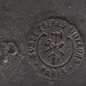 Louis-Ernest Barrias "La Liseuse", sculpture en bronze, 19ème siècle