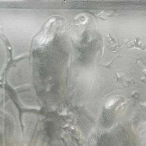 Pendulette 8 jours «QUATRE PERRUCHES » (1920) de RENE LALIQUE (1860-1945)