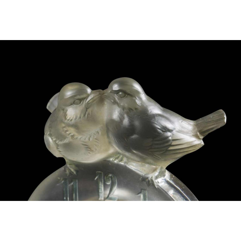 "ANTOINETTE" 8-daagse klok (1931) van René Lalique (1860-1945):