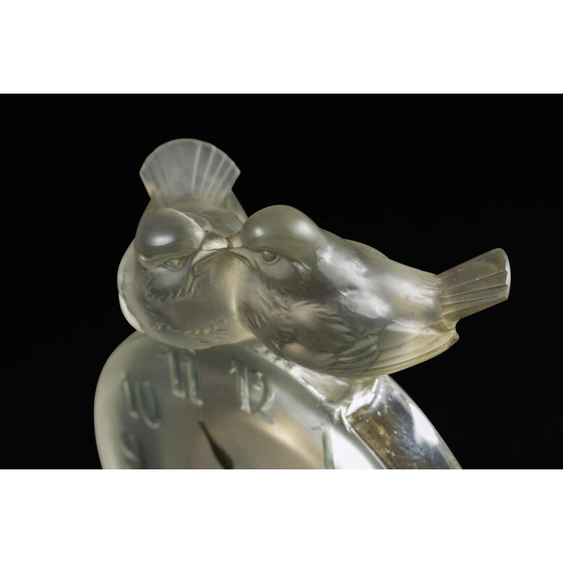 "ANTOINETTE" 8-daagse klok (1931) van René Lalique (1860-1945):