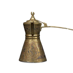 Egyptische Dallah koffiepot: Symbool van gastvrijheid en culturele rijkdom, 20e eeuw