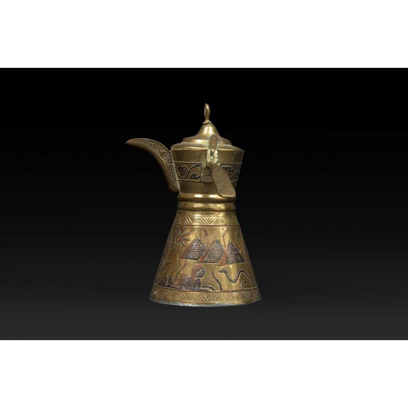 Egyptian Dallah coffee pot: Symbol of hospitality and cultural wealth, 20th century