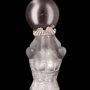 Enrique MOLINS-BALLESTE, ball dancer, Art Deco sculpture in silver-plated metal, early 20th c