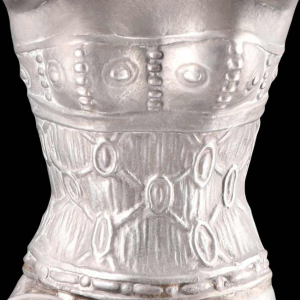 Enrique MOLINS-BALLESTE, ball dancer, Art Deco sculpture in silver-plated metal, early 20th c
