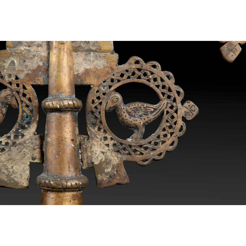 Croix de procession éthiopienne : héritage spirituel et artisanat sacré, 19ème siècle