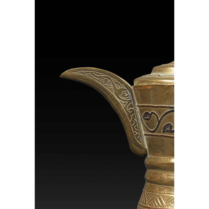 Egyptian Dallah coffee pot: Symbol of hospitality and cultural wealth, 20th century