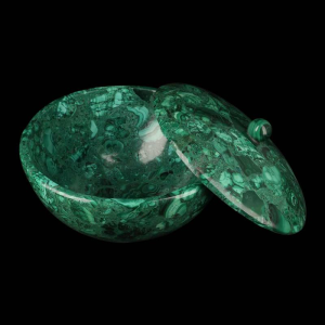 Bonbonnière couverte en malachite