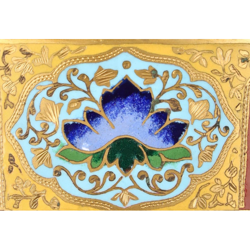 Beker van onyx en verguld brons met polychrome emaille, Napoleon III / Derde Republiek, ca. 1880