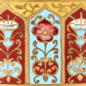 Beker van onyx en verguld brons met polychrome emaille, Napoleon III / Derde Republiek, ca. 1880