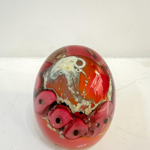 Louis Leloup, glass paperweight, 2003