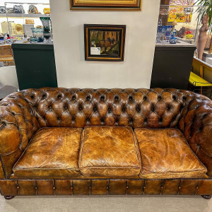 Canapé Chesterfield en cuir vintage, 21e siècle