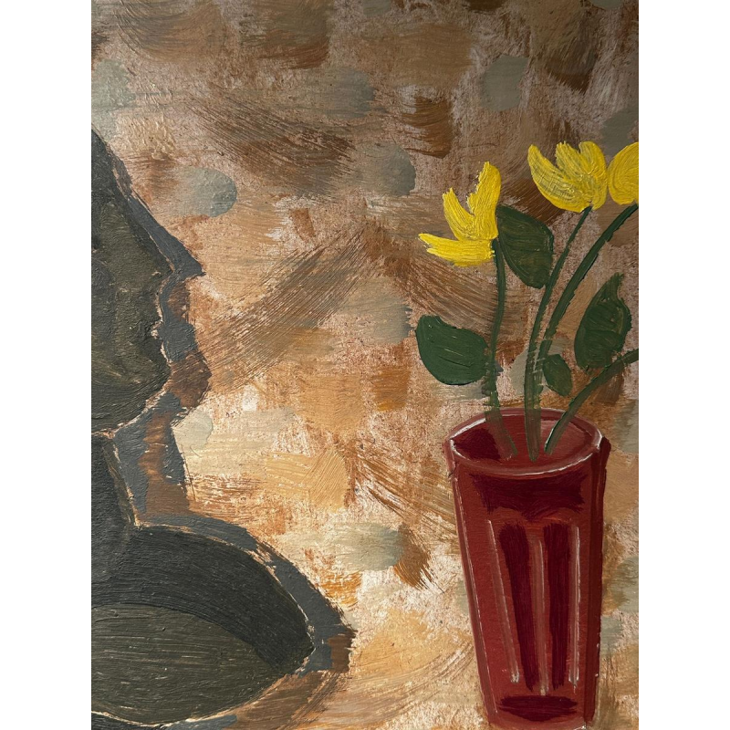 Edgar Scaufleur, olieverf op paneel, 1957