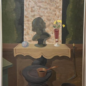 Edgar Scaufleur, oil on panel, 1957