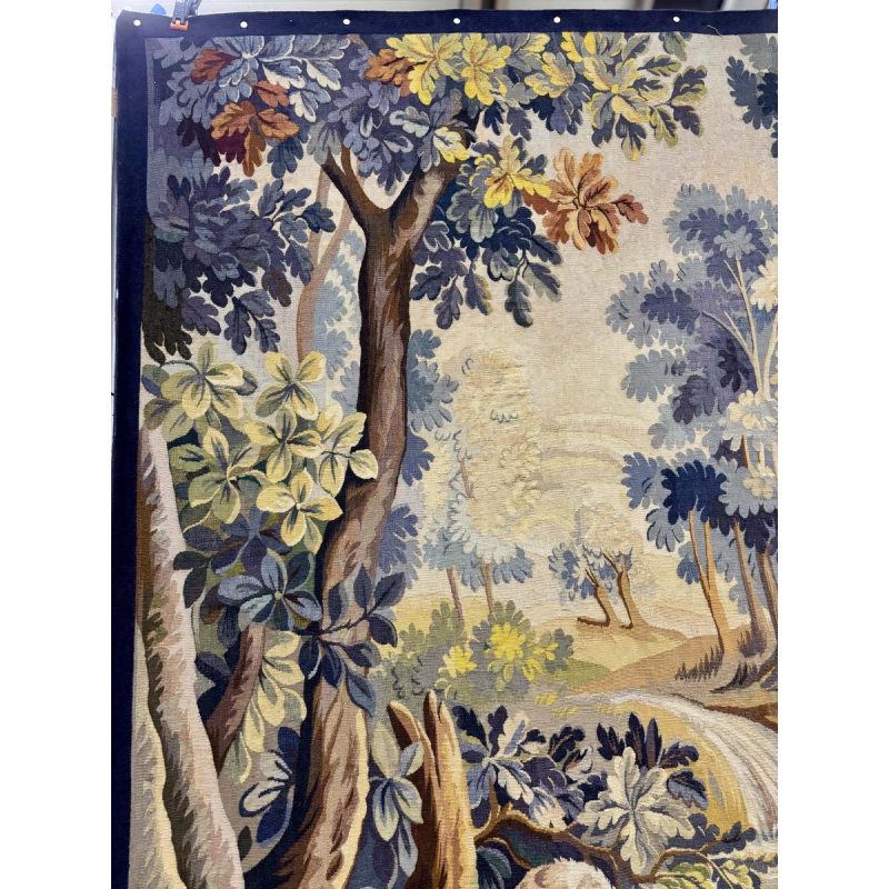 Tapisserie d'Aubusson "Chasse au Loup", Atelier Jean Picaud, France, milieu XXe siècle