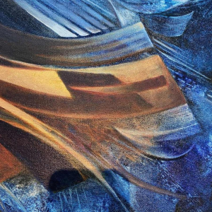 Jacques Zimmermann, abstract painting, oil on canvas