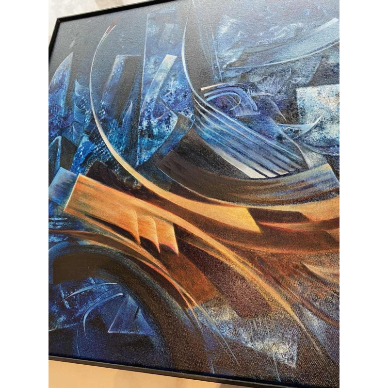 Jacques Zimmermann, abstract painting, oil on canvas