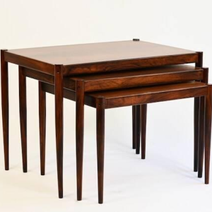 Rosewood nesting tables