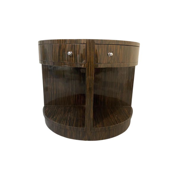 Art Deco half-moon console