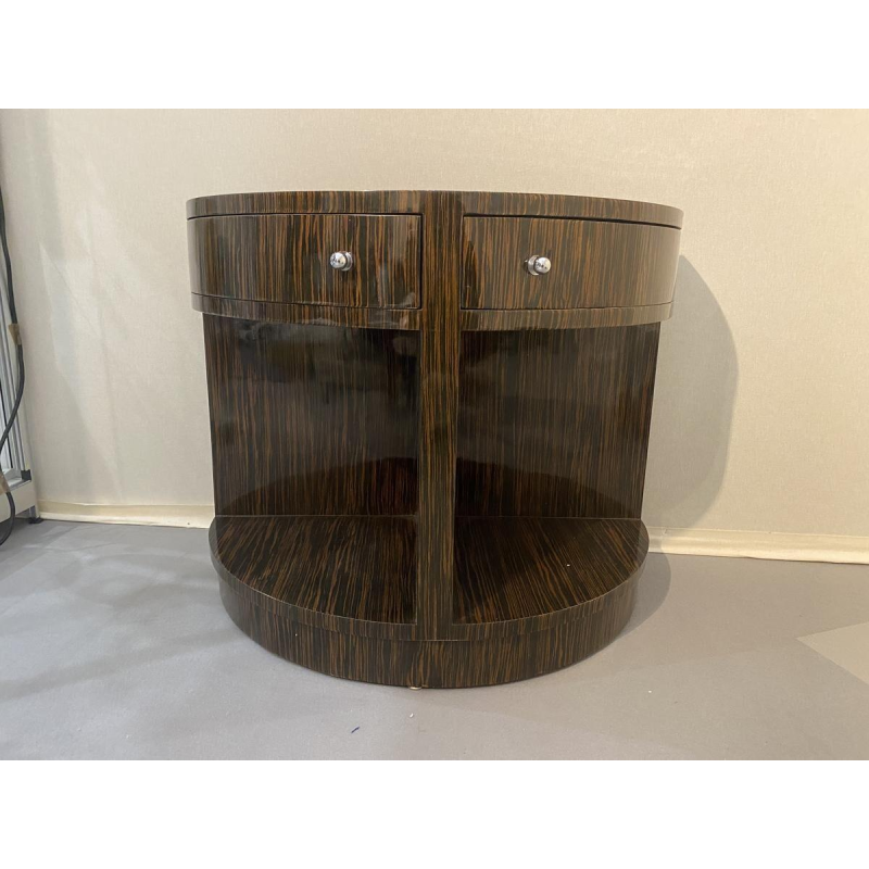 Console en demi-lune Art Déco