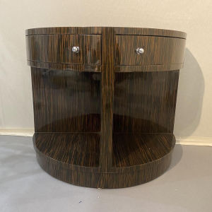 Console en demi-lune Art Déco