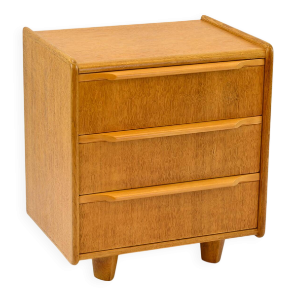 Cees Braakman, small chest of drawers in oak veneer