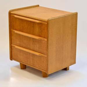 Cees Braakman, small chest of drawers in oak veneer