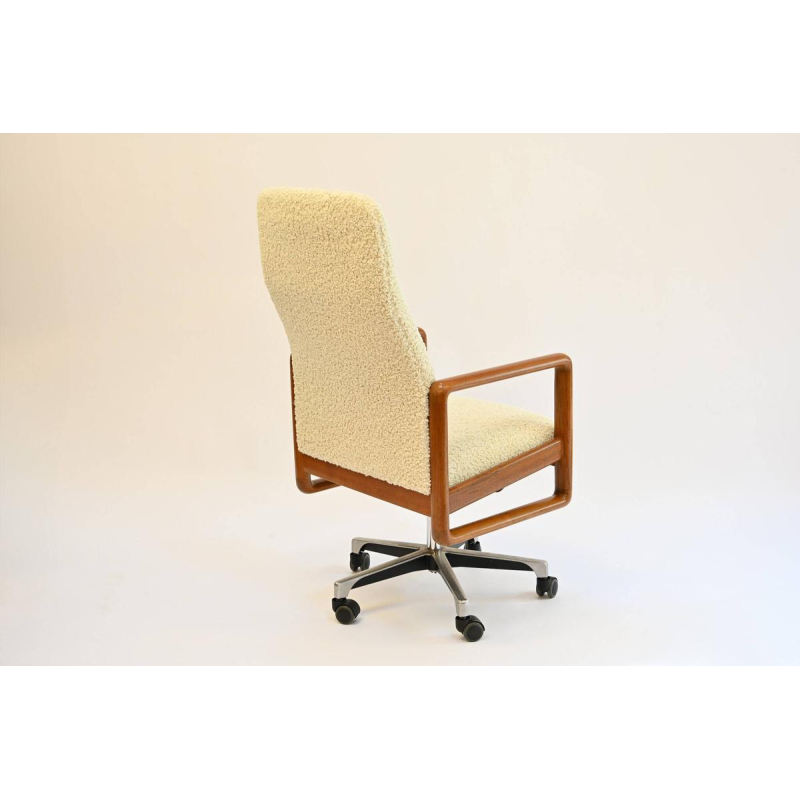 Teak office chair, 1960s