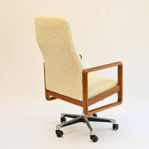Teak office chair, 1960s