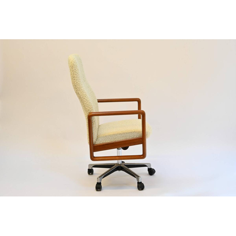 Teak office chair, 1960s