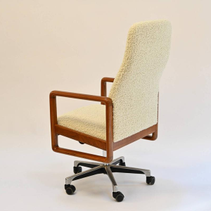 Teak office chair, 1960s