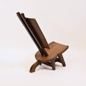 Chaise africaine en bois de Wengé