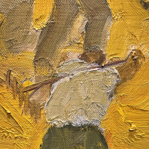 Milo DARDENNE «La charée» peinture huile sur toile