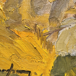 Milo Dardenne "De Kar" olieverfschilderij op canvas